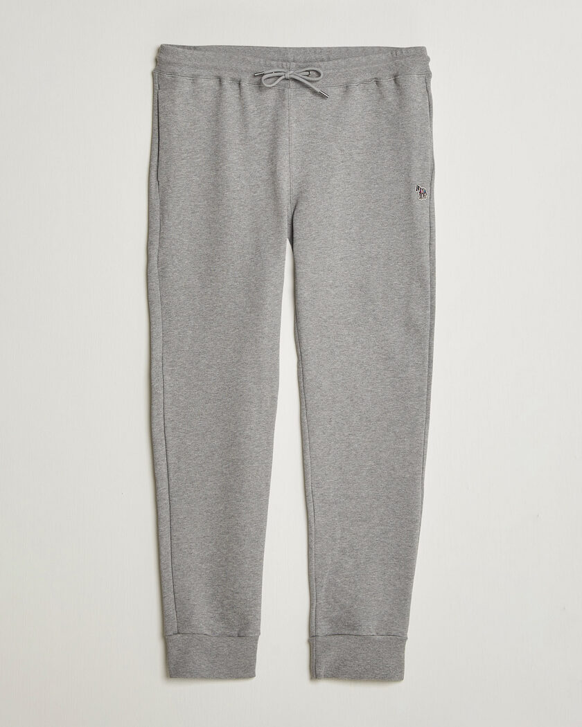 PS Paul Smith Zebra Organic Cotton Sweatpants Grey Melange – Grijs