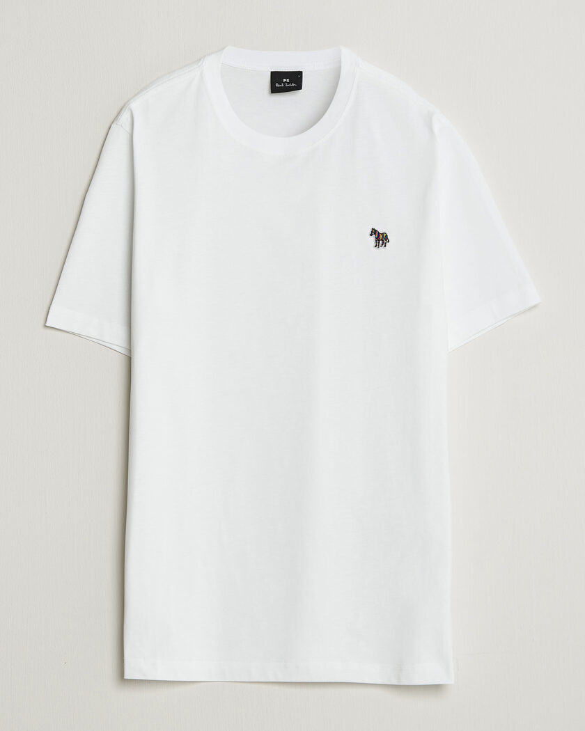PS Paul Smith Organic Cotton Zebra T-Shirt White – Meerkleurig