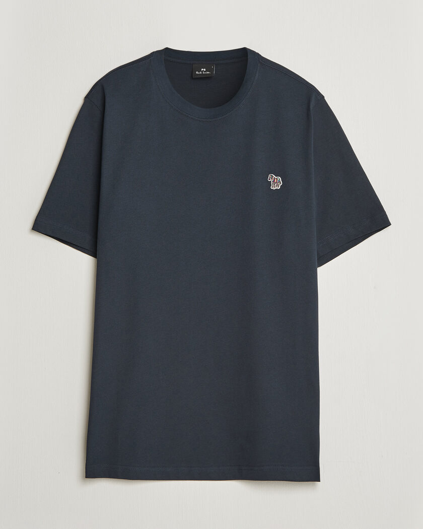 PS Paul Smith Organic Cotton Zebra T-Shirt Navy – Blauw