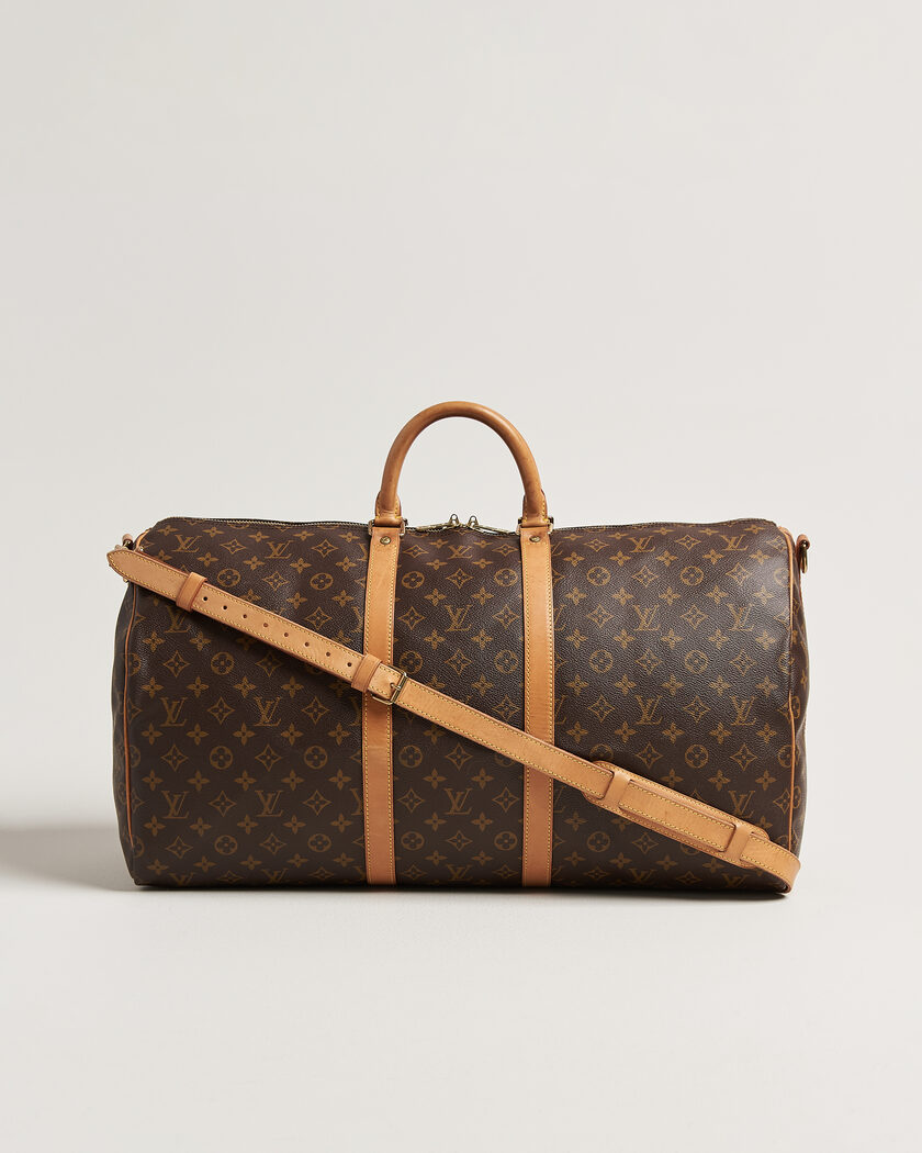 Louis Vuitton Pre-Owned Keepall 55 Bandouliére Monogram – Bruin