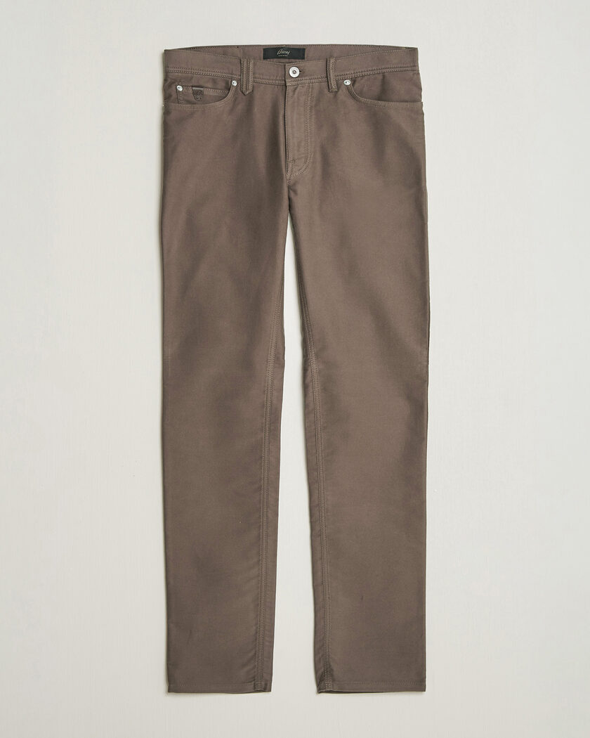 Brioni 5-Pocket Moleskine Pants Grey – Grijs