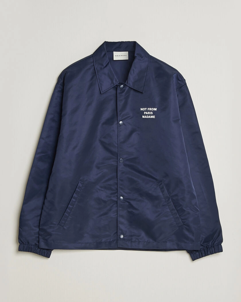 Drôle de Monsieur La Veste Slogan Jacket Navy – Blauw