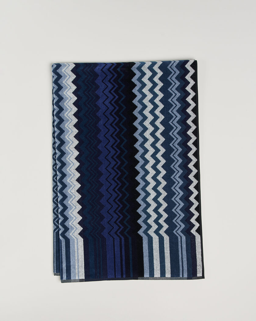Missoni Home Giacomo Bath Sheet 100x150cm Multi Blue – Blauw