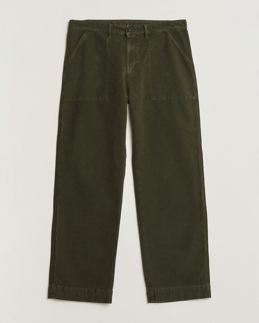 Massimo Alba Regata Moleksine Pants Forest Night – Groen