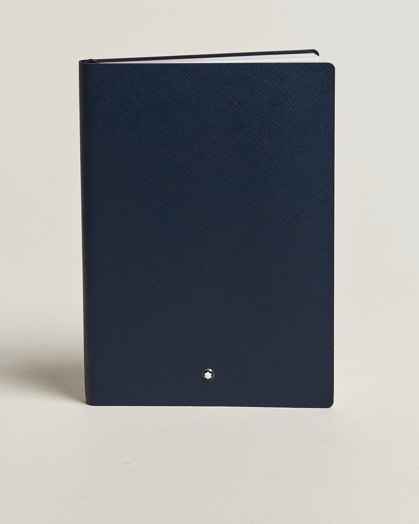 Montblanc Notebook Medium, Saffiano Leather Ink Blue – Blauw