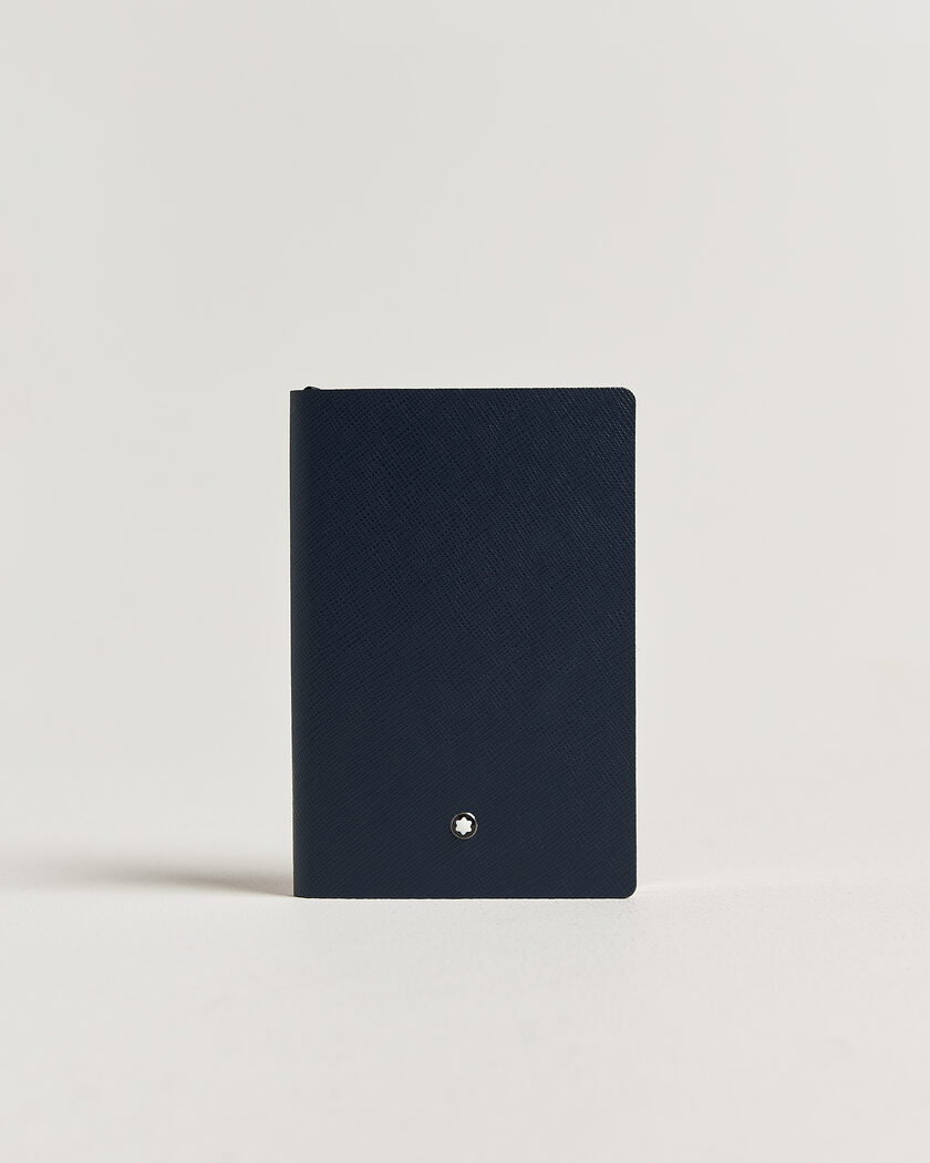 Montblanc Notebook Small, Saffiano Leather Ink Blue – Blauw