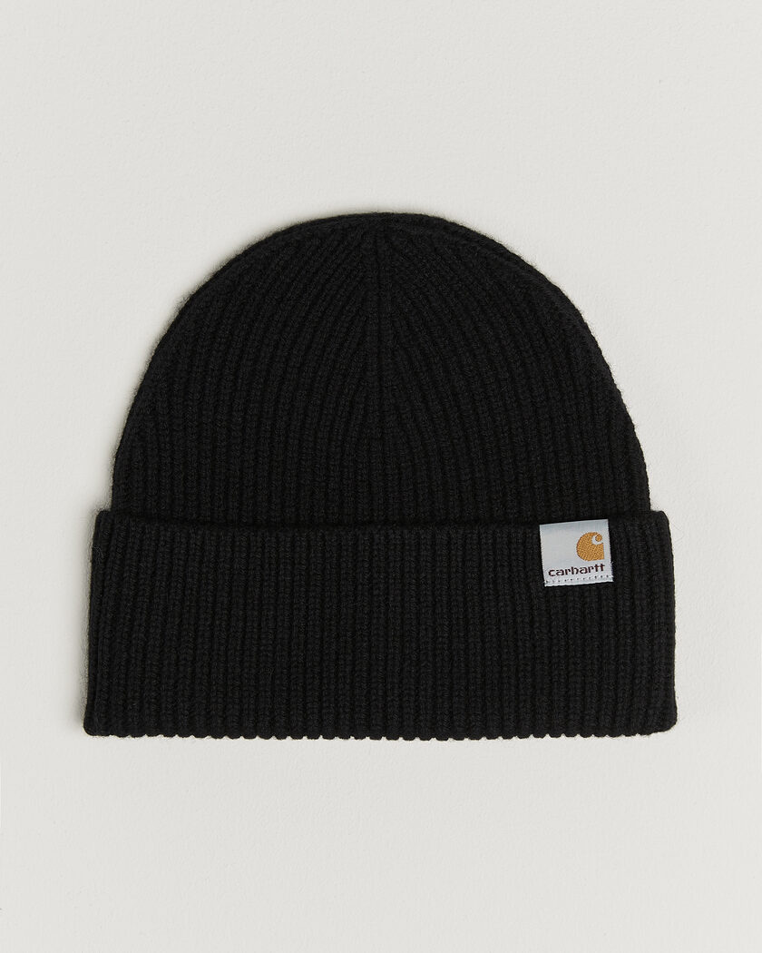 Carhartt WIP Gabe Wool/Cashmere Beanie Black – Zwart