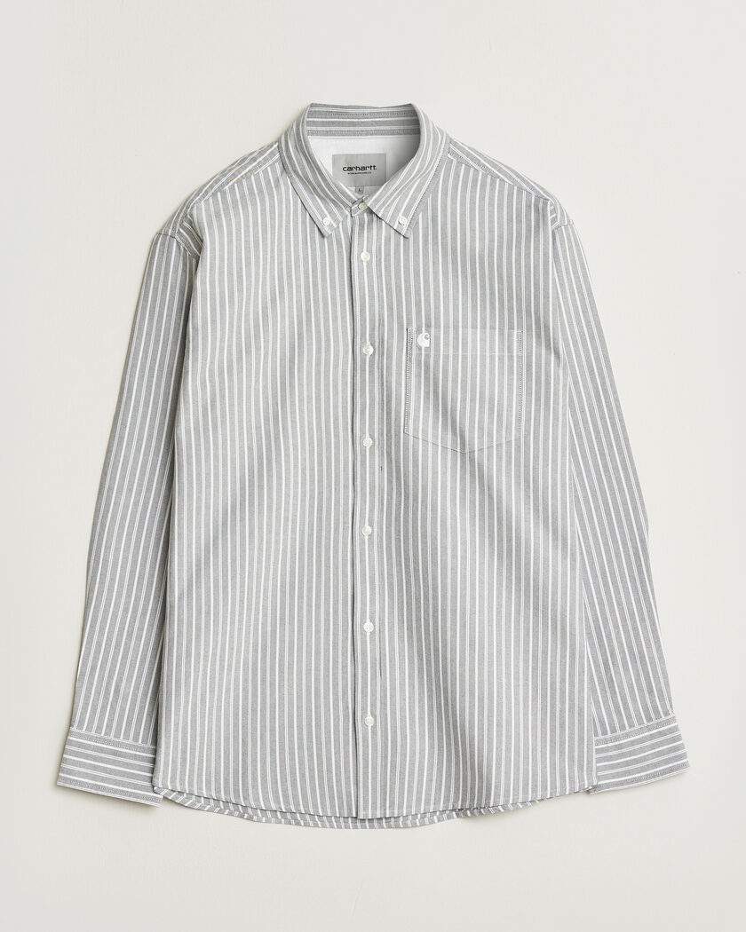 Carhartt WIP Canan Striped Oxford Shirt Black – Zwart