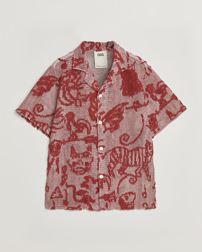 OAS Arcano Cuba Short Sleeve Shirt Red – Rood