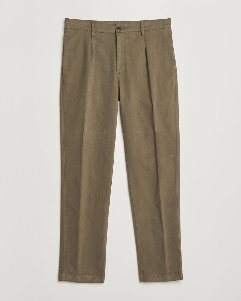 Canali Cotton/Cashmere Chinos Taupe – Bruin