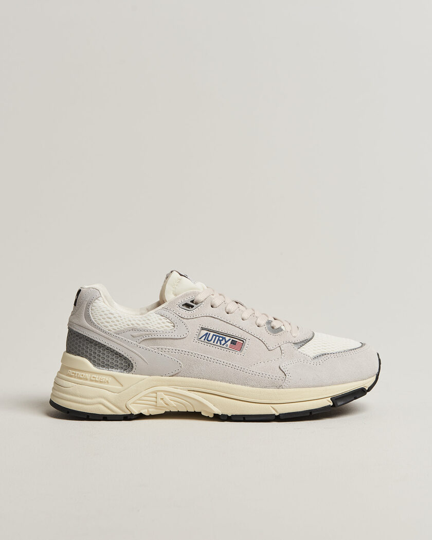 Autry Hyperway Low Suede Running Sneaker Light Grey – Grijs