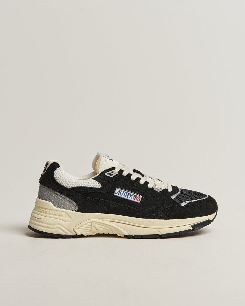 Autry Hyperway Low Suede Running Sneaker Black – Zwart