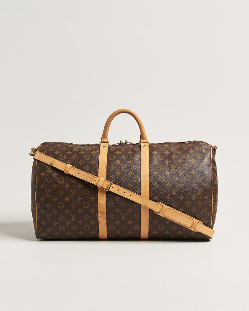 Louis Vuitton Pre-Owned Keepall 55 Bandouliére Monogram – Bruin