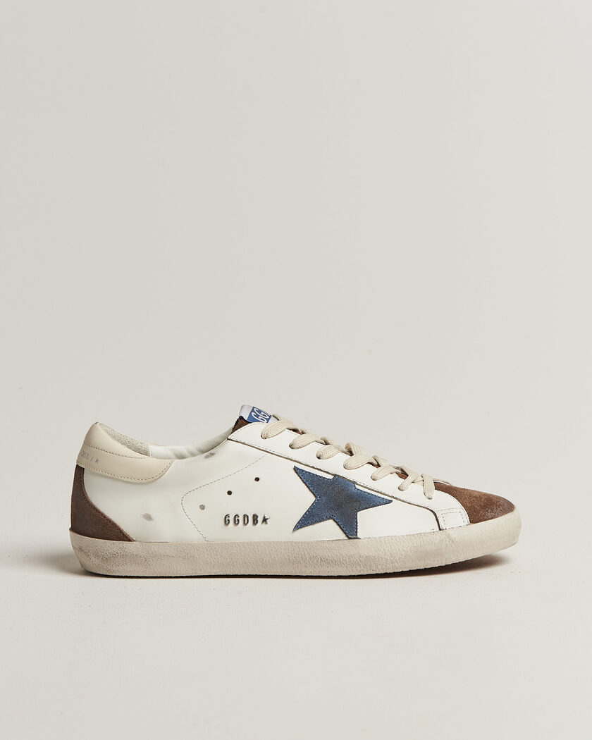 Golden Goose Super-Star Sneakers White/Denim – Wit
