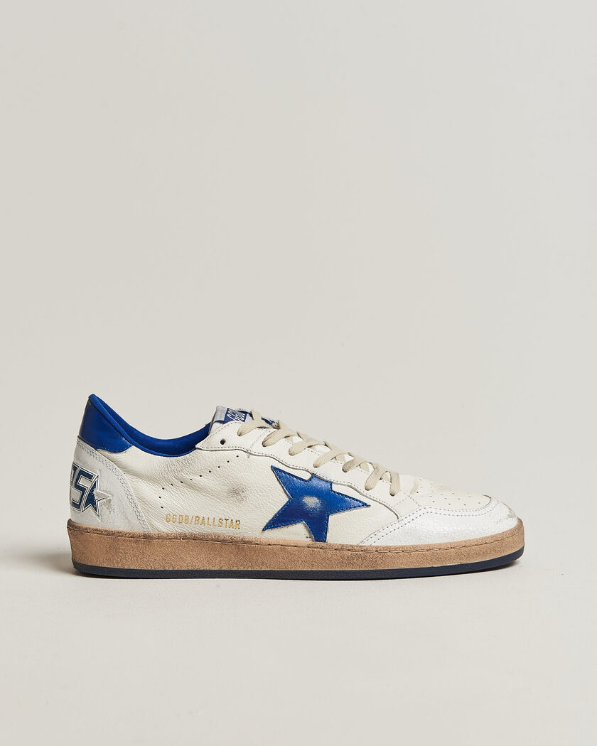 Golden Goose Ball Star Sneakers White/Blue – Wit