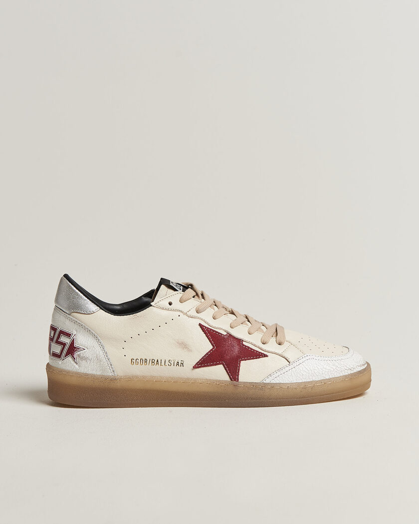 Golden Goose Ball Star Sneakers White/Red – Wit