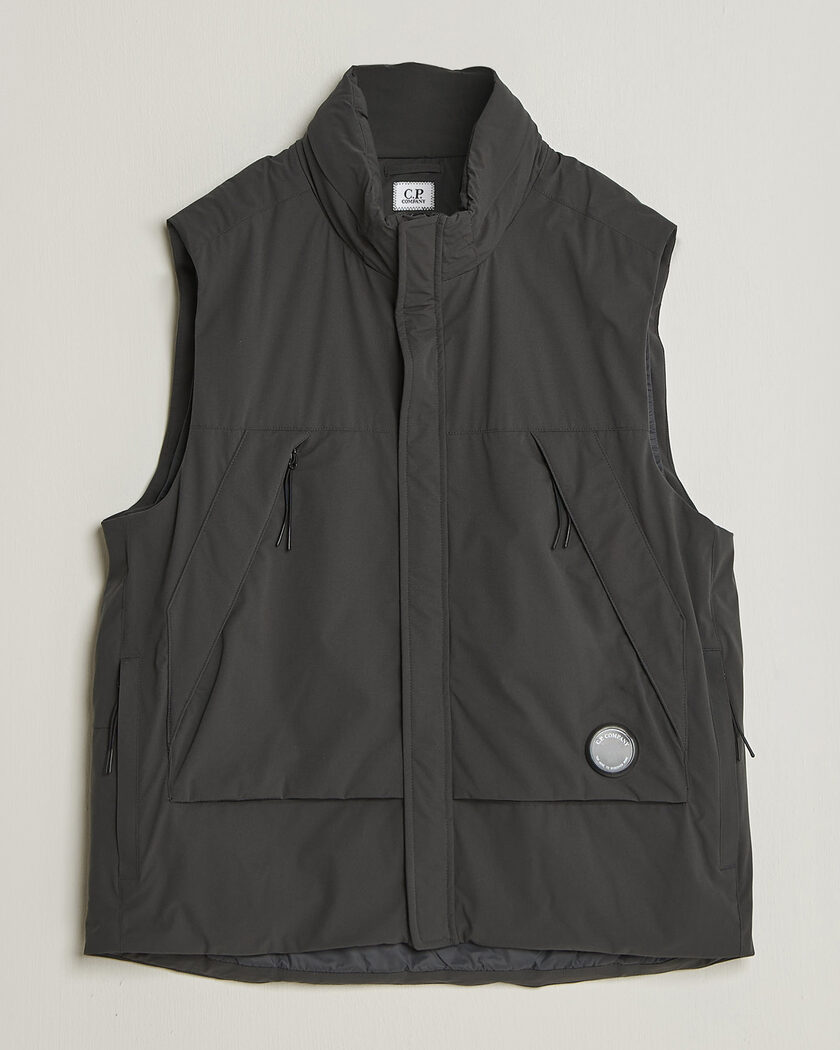 C.P. Company Pro-Tek Lightweight Padded Vest Dark Grey – Grijs