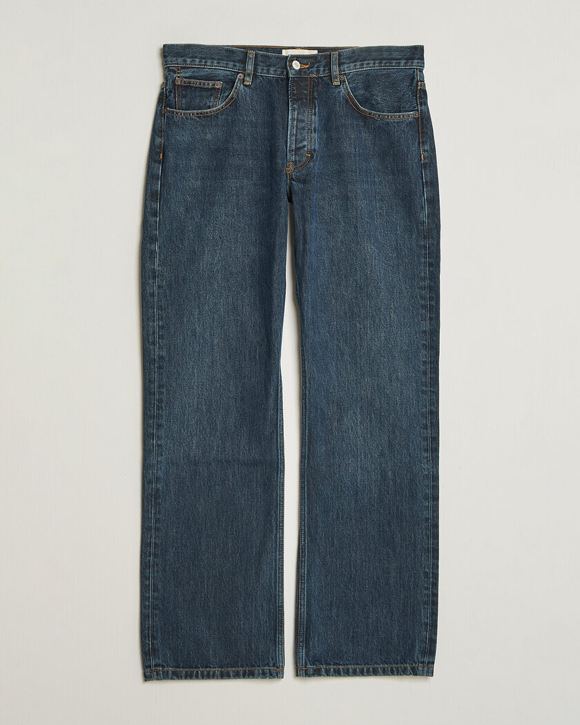 Jeanerica Arrow Straight Jeans Honey Mid Blue – Blauw