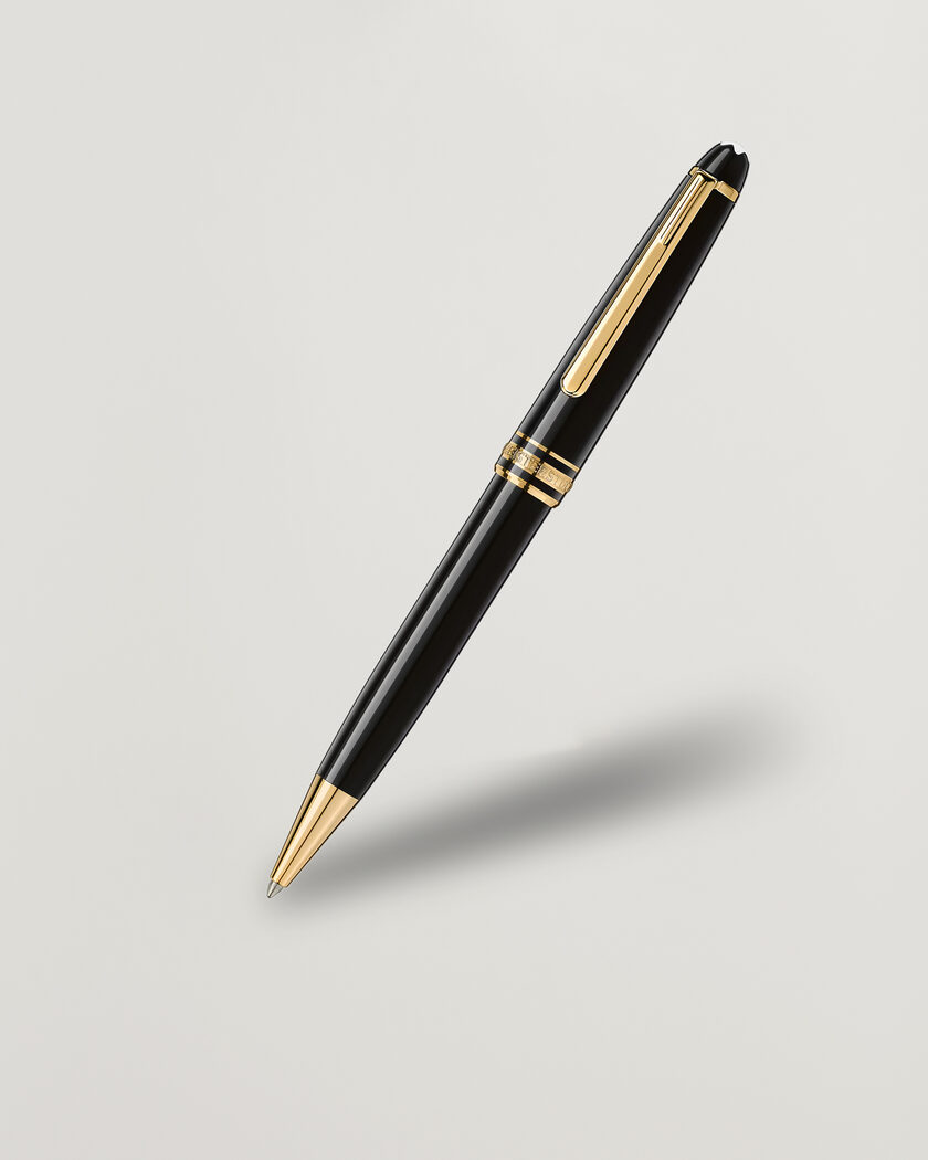 Montblanc Meisterstück Gold-Coated Midsize Ballpoint – Zwart