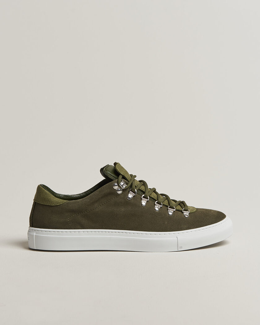 Diemme Marostica Low Sneaker Olive Suede – Groen