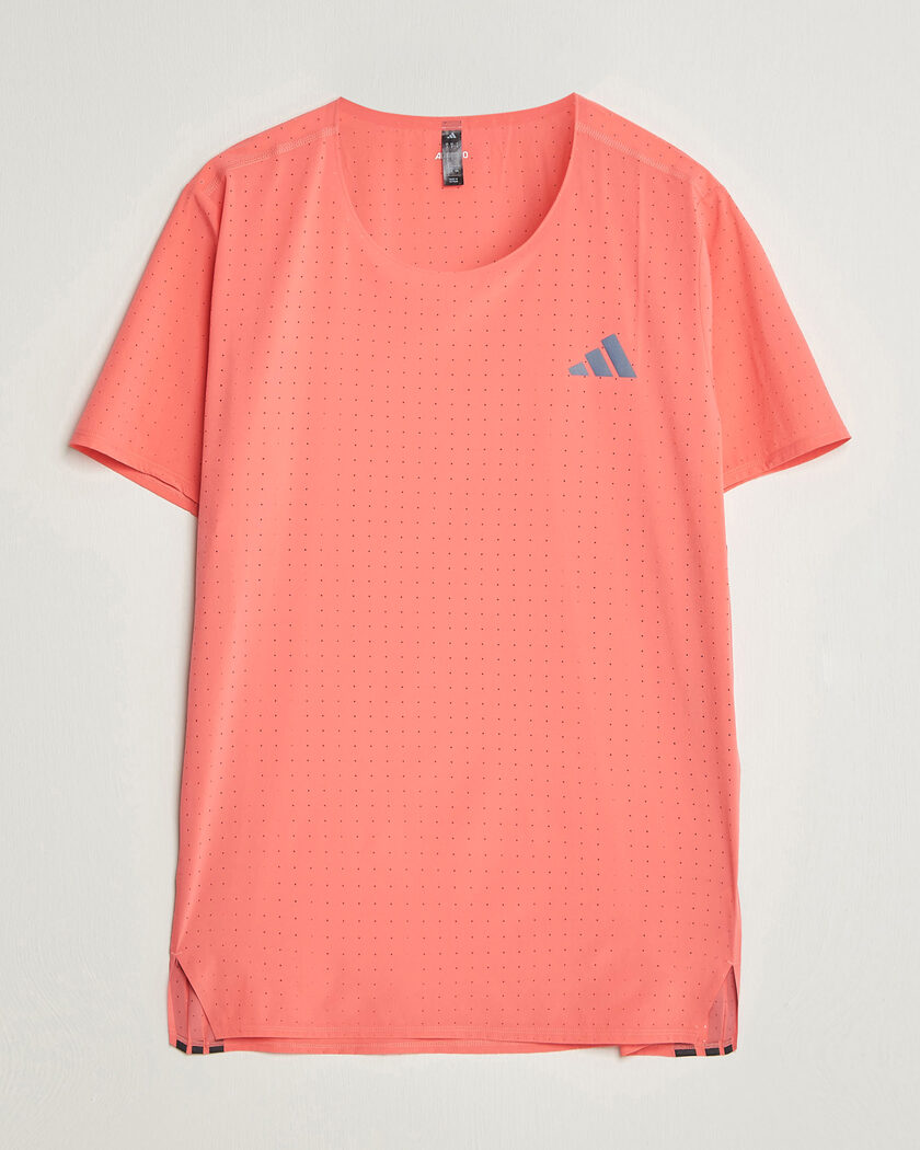 adidas Performance Adizero Running T-Shirt Red - Maat: S - Kleur: Rood