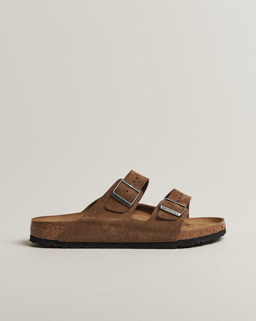 BIRKENSTOCK Arizona Classic Footbed Dark Tea Suede – Bruin