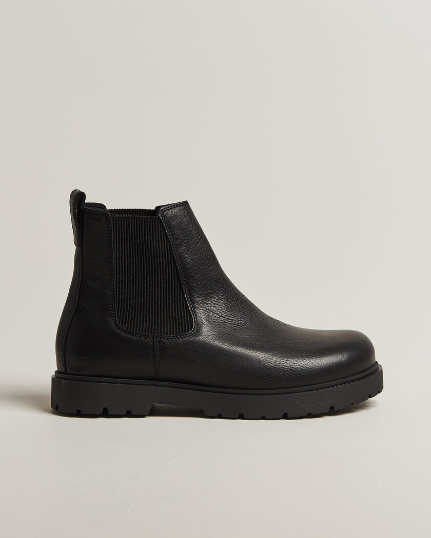 BIRKENSTOCK Highwood Leather Chelsea Boot Black – Zwart
