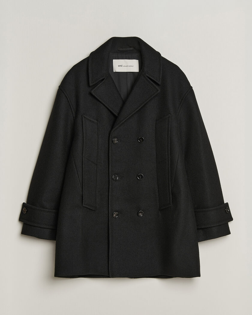 AMI Wool Peacoat Black – Meerkleurig