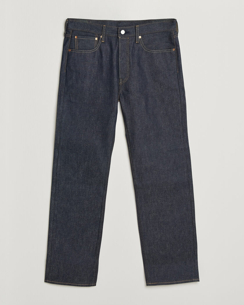 Levi's 501 Original Jeans Hudson Selvedge Rigid – Blauw