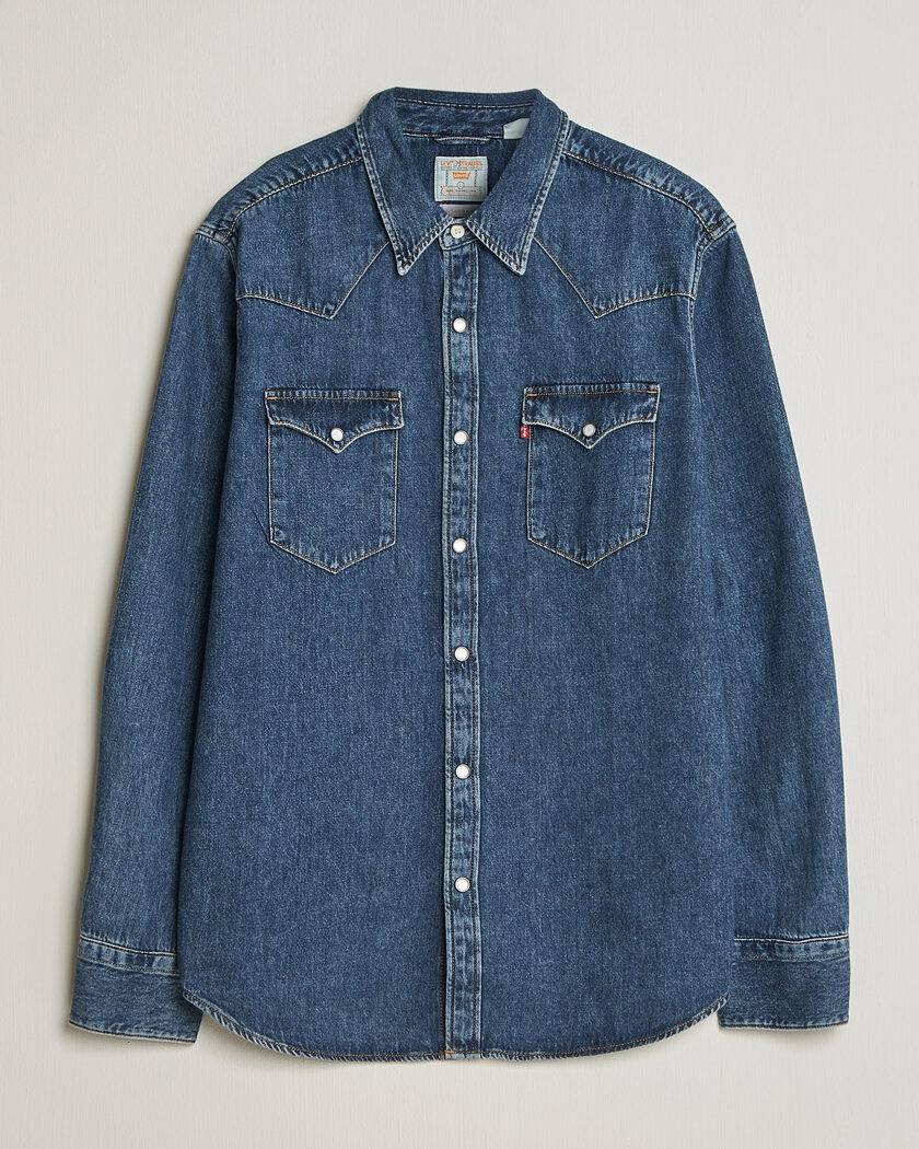 Levi's Barstow Western Standard Shirt Soulcell Western – Blauw