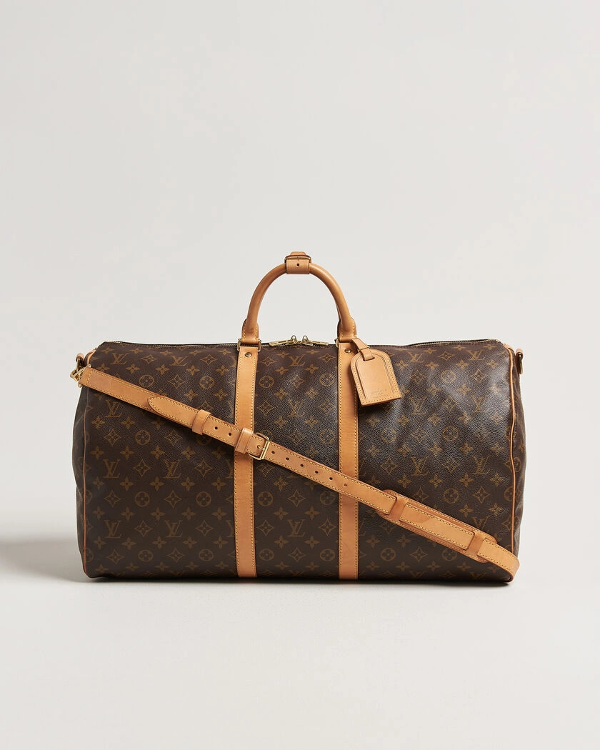 Louis Vuitton Pre-Owned Keepall Bandouliére 55 Monogram – Bruin