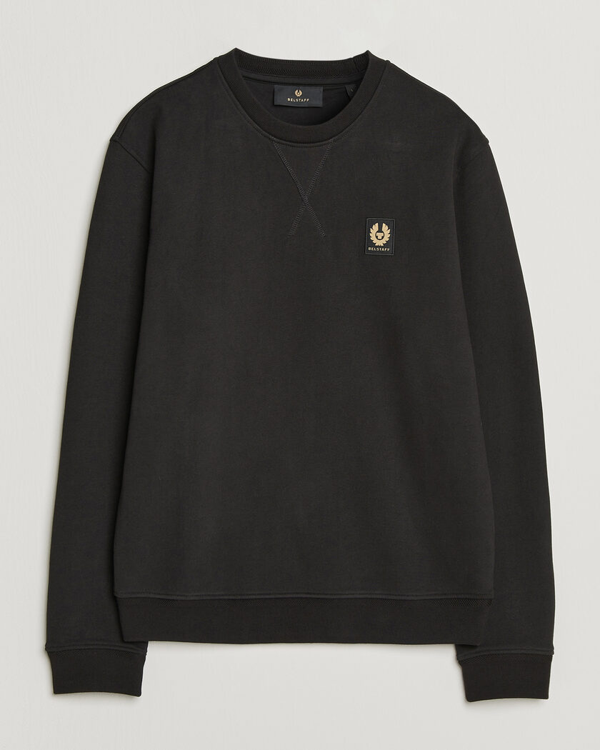  Belstaff Signature Crew Neck Sweatshirt Black – Zwart