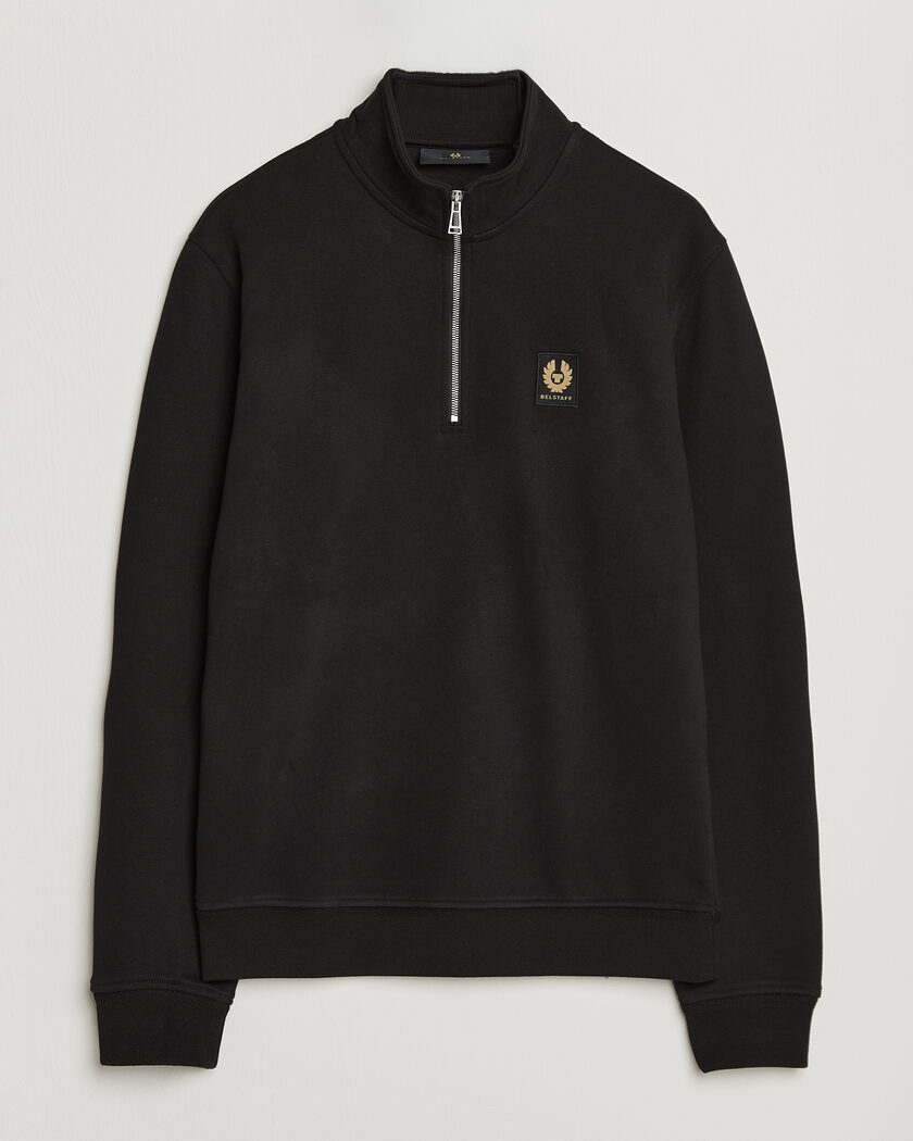 Lacoste Rib Interlock Half Zip Black | Man - CareOfCarl.nl