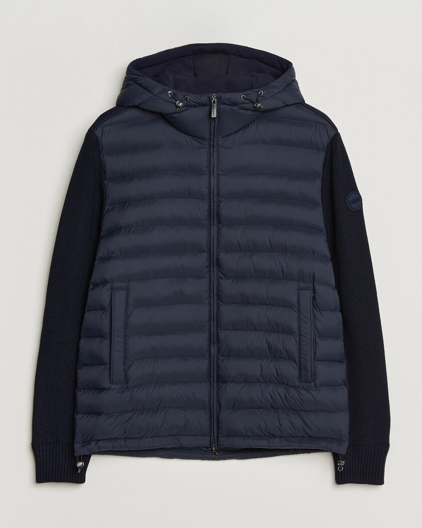 Colmar Hybrid Hood Jacket Navy – Blauw