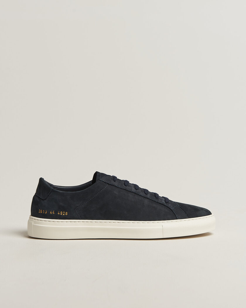Common Projects Original Achilles Nubuck Sneaker Navy – Blauw