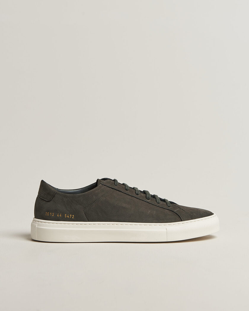 Common Projects Original Achilles Nubuck Sneaker Dark Grey – Grijs