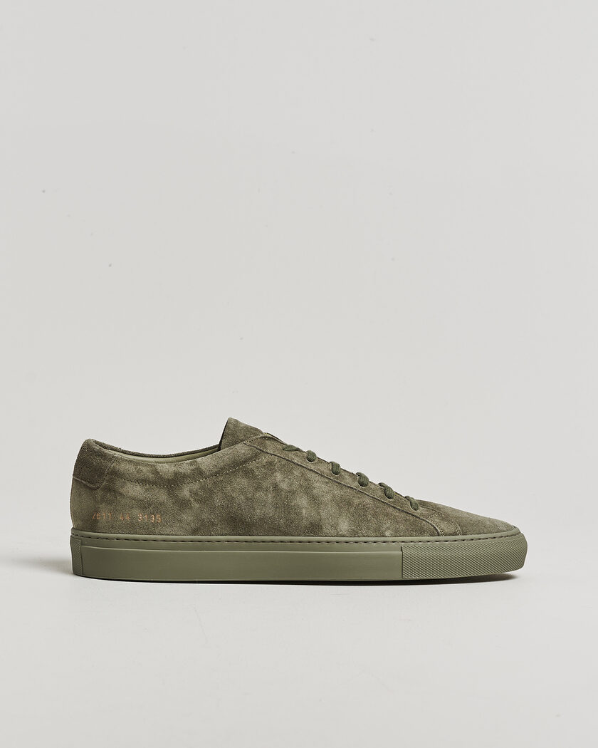 Common Projects Original Achilles Suede Sneaker Moss – Groen
