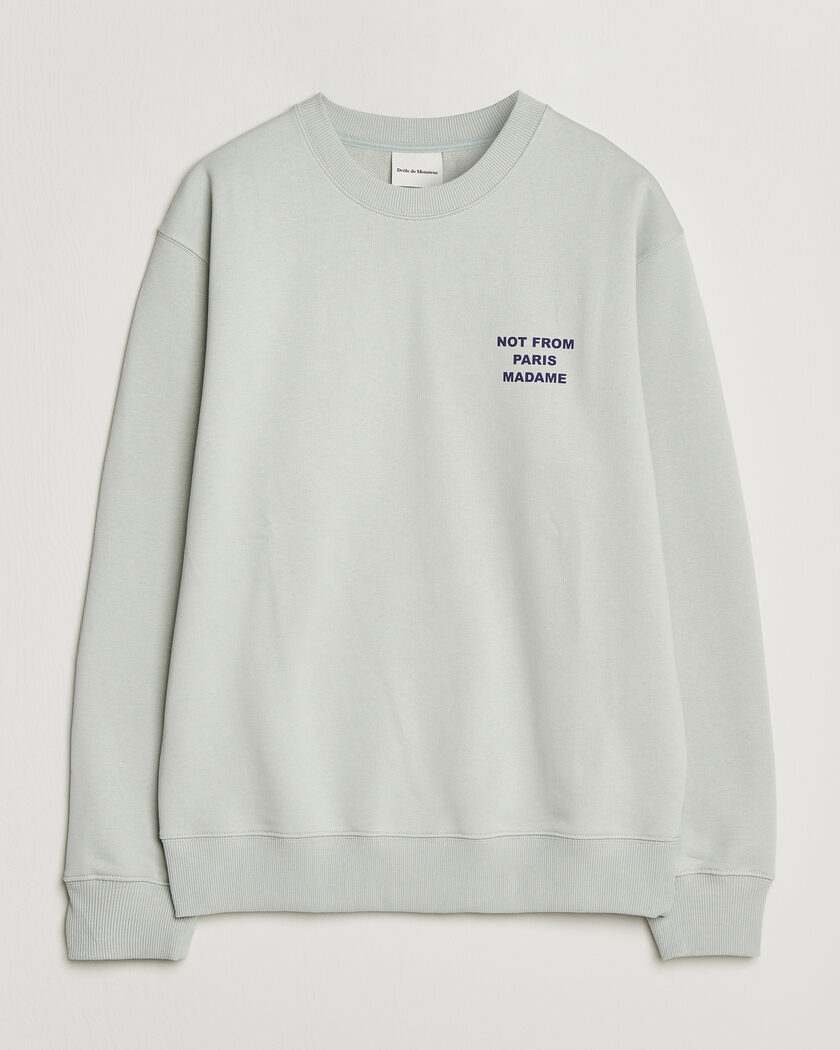 Drôle de Monsieur Bold Slogan Sweatshirt Grey – Grijs