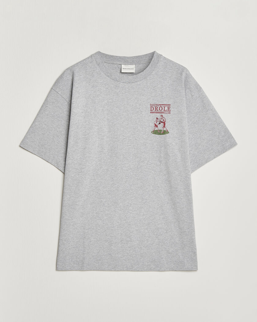 Drôle de Monsieur Boxers T-Shirt Grey Melange – Grijs