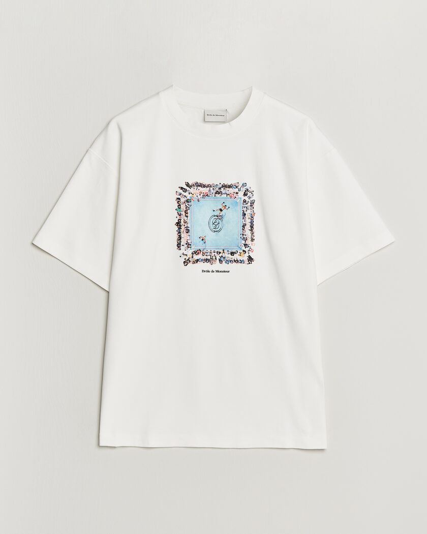 Drôle de Monsieur Boxers Ring T-Shirt Off White – Wit