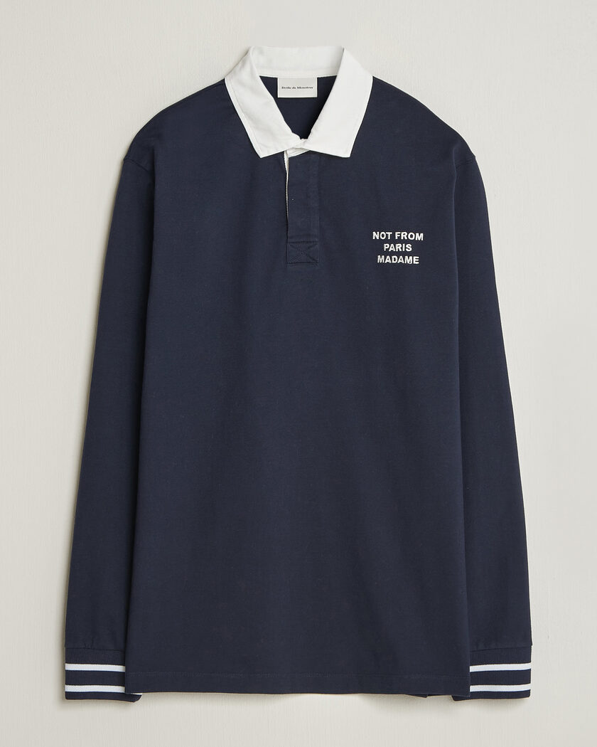 Drôle de Monsieur Slogan Rugger Navy – Blauw