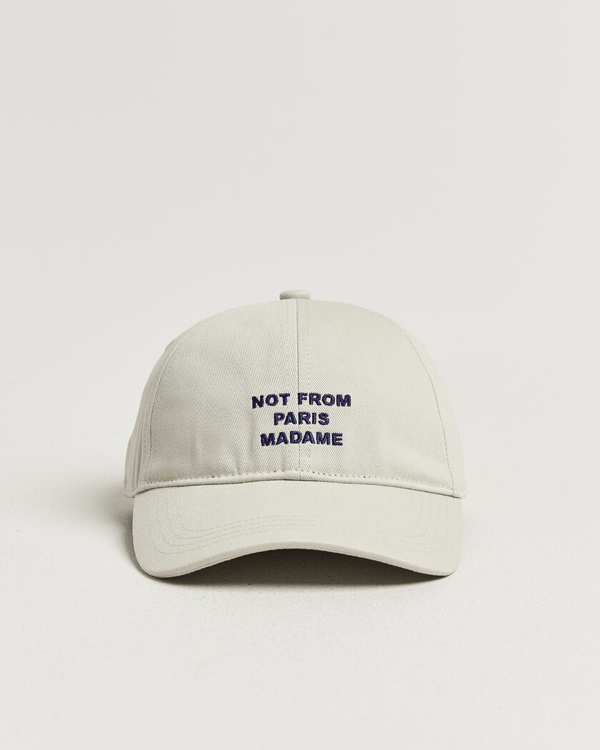 Drôle de Monsieur Slogan Baseball Cap Grey – Grijs