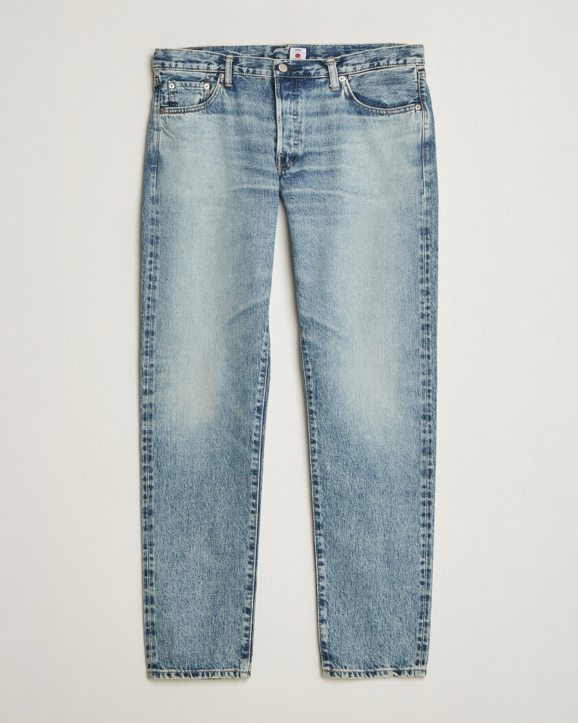 EDWIN Regular Tapered Rainbow Selvage Jeans Light Used – Blauw
