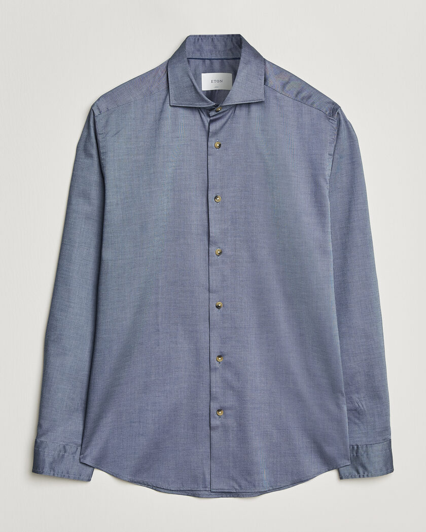 Eton Signature Oxford Shirt Blue – Blauw