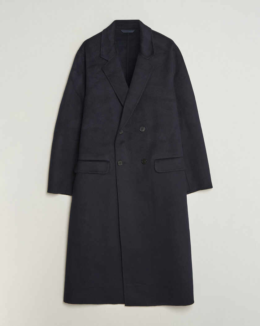 Filippa K Athens Wool Coat Navy – Blauw