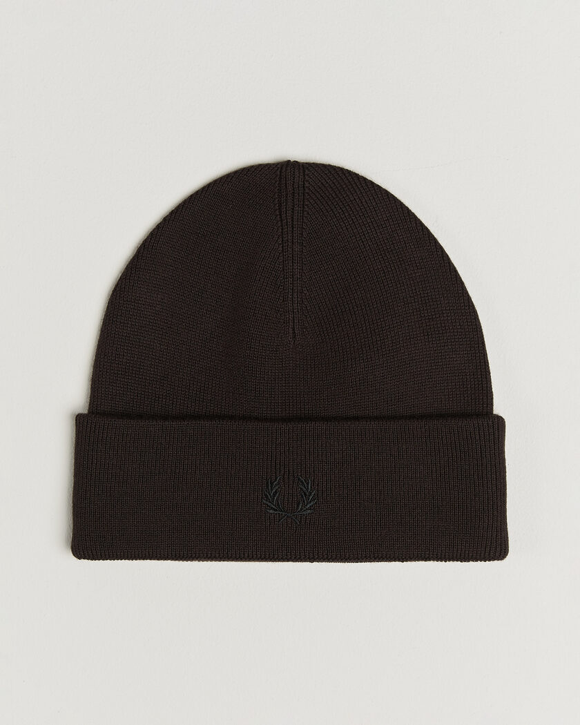 Fred Perry Merino Wool Beanie Rich Brown – Bruin