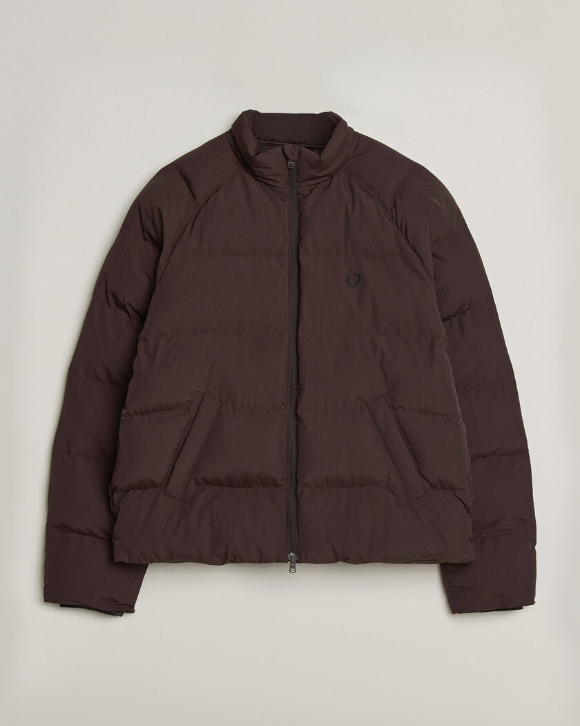 Fred Perry Raglan Sleeve Padded Jacket Rich Brown – Bruin