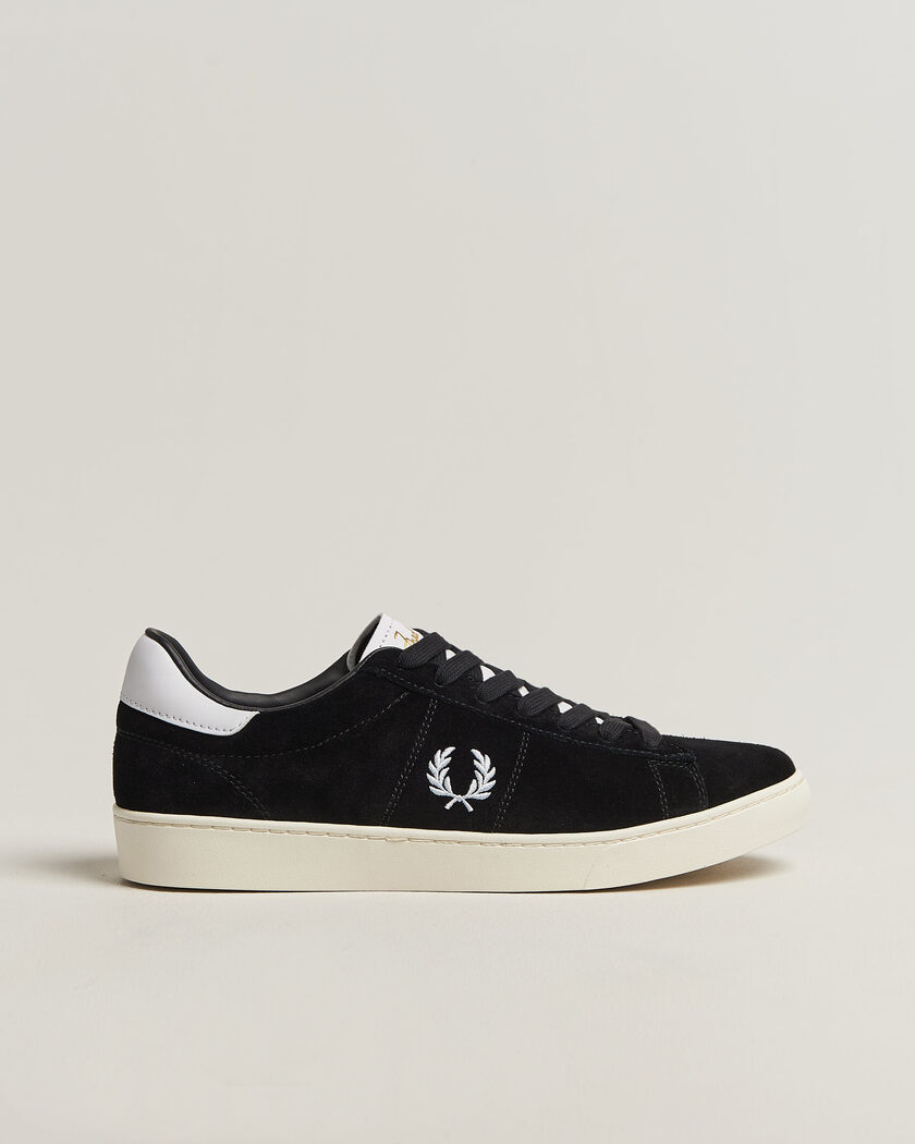 Fred Perry Spencer Suede Sneaker Black – Zwart
