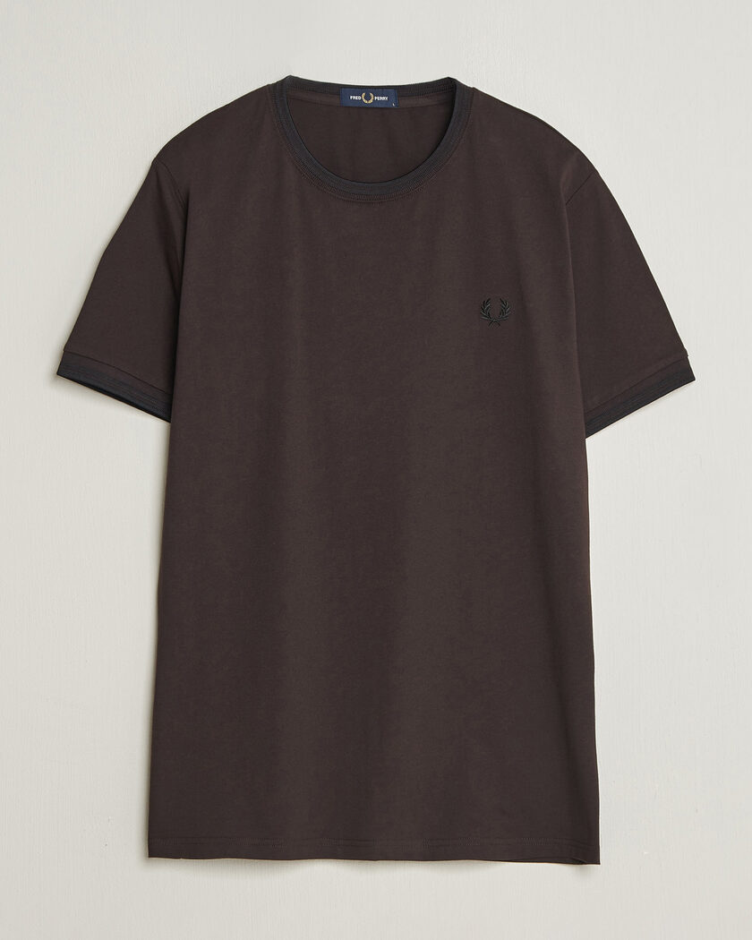 Fred Perry Twin Tipped T-Shirt Rich Brown – Bruin