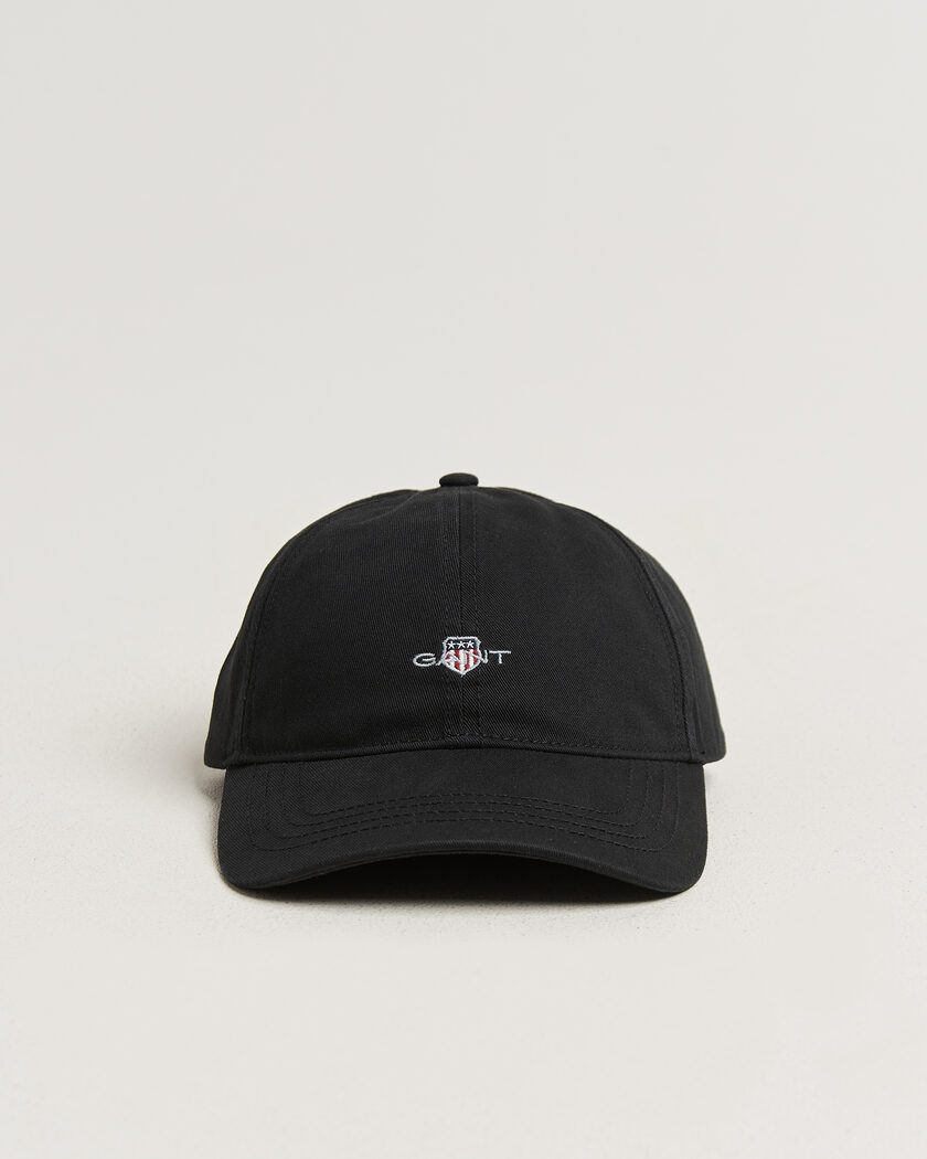 Gant Cotton Twill Cap Black – Zwart